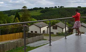 photo: glass balustrade